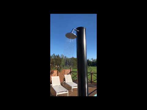 Utedusch Demerx Sunny 40 Split Soluppvärmd Trädgårdsdusch med Takdusch