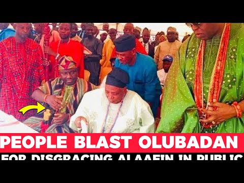😭💔Reactions As Olubadan Oba Ladoja Disgraces Alaafin of Oyo Oba Akeem in Public, Snubs His Handshake
