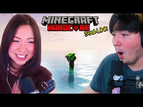 Hardcore Minecraft Soul-link with Masayoshi! (Day 2)