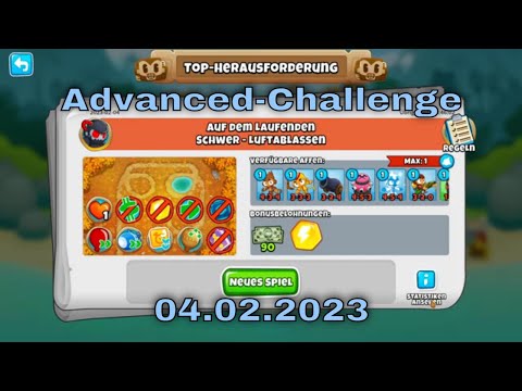 Top-Herausforderung 04.02.2023 | bloonstd6 - Advanced Challenge Why are you blue??? - BTD 6