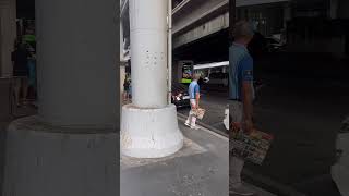 2月14日朝8時のタイ、バンコクのアソーク　#パタヤ #海外一人旅 #travel #タイ