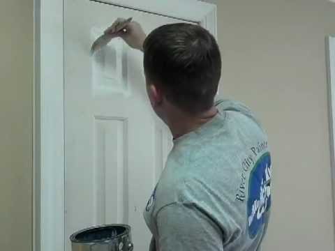 How to paint a raised panel door