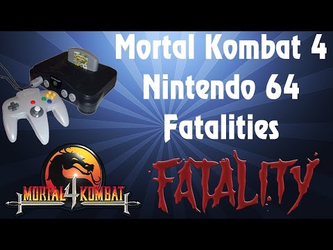 mortal kombat 4 nintendo 64 finishing moves