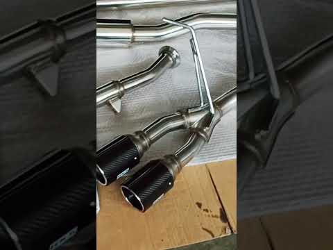 HKS FULL EXHAUST SYSTEM. #fortuner #muffler #toyota #carbon #hks