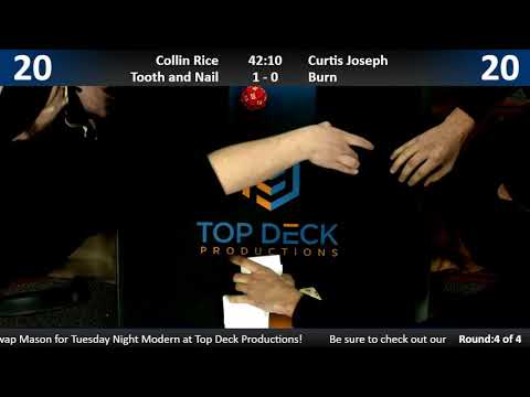 Modern w/ Commentary 12/11/18: Collin Rice (Tooth and Nail) vs. Joseph Curtis (Burn)