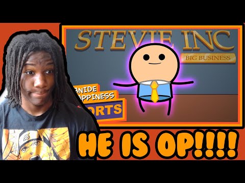 HE IS OP!!!! | Stevie McBusinessman Reaction - Cyanide & Happiness Shorts