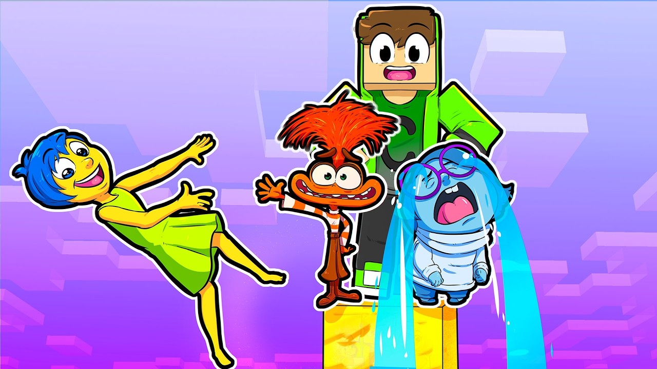 4 PESSOAS EM APENAS UM BLOCO DE DIVERTIDA MENTE