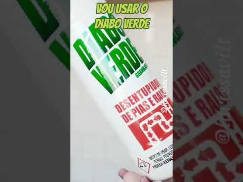 Unclogging the sink with Diabo Verde