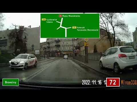 DK72: Łódź - Rawa Mazowiecka