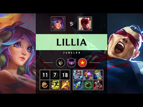 Lillia Jungle vs Lee Sin - VN Master Patch 25.09