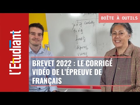 Brevet 2022 : le corrigé vidéo de l'épreuve de français