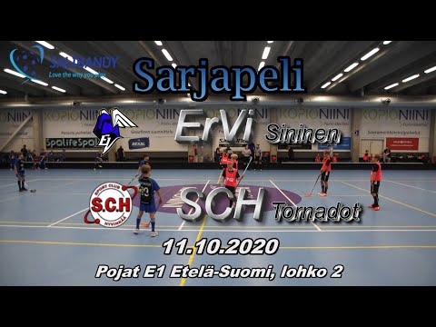 Sarjapeli E1 ErVI Sininen - SCH Tornadot 11.10.2020