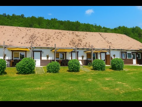 Transilvania Camping, domeniu de 14.400mp,Sanmarghita de Mures:2cladiri, apartamente,potential exceptional — Video