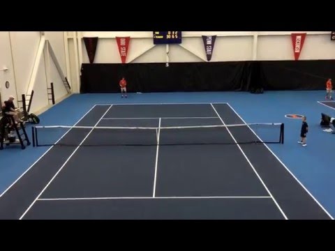 Jackson Withrow rolls over Brian Page at #5