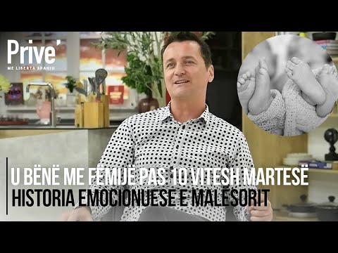 U bënë me fëmijë pas 10 vitesh martesë, historia emocionuese e Malësorit