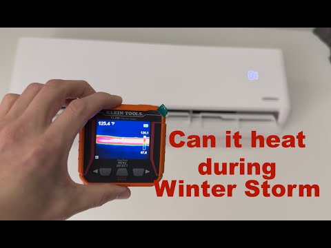 #pioneer Low-Ambient Diamante Ultra #minisplit  heating during a #winterstorm  | #heatpump #hvac
