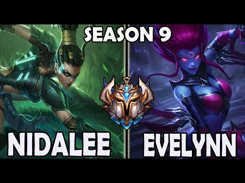Peanut Nidalee vs Evelynn (Jungle) Ranked Challenger Korea