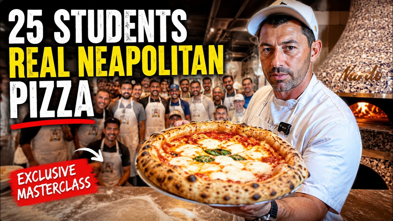 Inside My Exclusive Neapolitan Pizza Masterclass: 25 Students One Perfect Dough