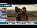 TENET Final Trailer REACTION