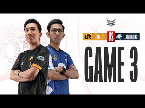 RRQ vs EVOS LEGENDS | Regular Season WEEK 2 DAY 3 | GAME 3 | #MPLIDS11
