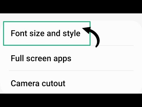 Galaxy note 10 lite, how to change Font style Samsung galaxy note 10 lite