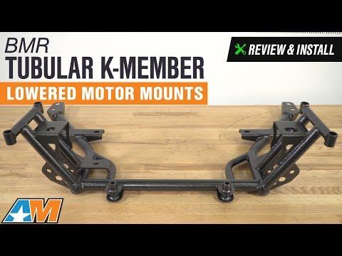 2005-2014 Mustang BMR Tubular K-Member - Lowered Motor Mounts Review & Install