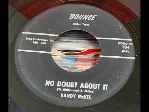 RANDY MCKEE   NO DOUBT ABOUT IT  RARE