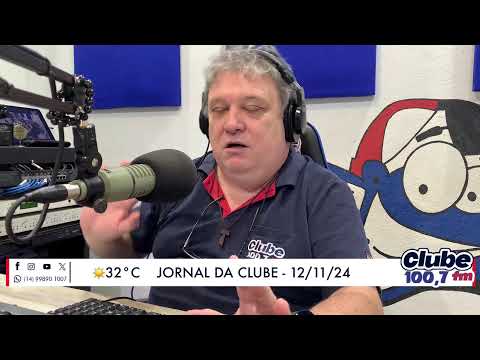 Jornal da Clube - 12/11/24 - Edição do Almoço