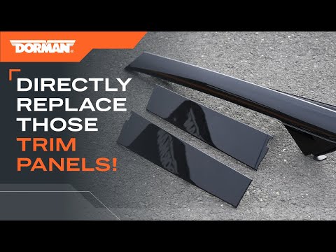 Exact-match vehicle appliques and pillar trim to restore your exterior