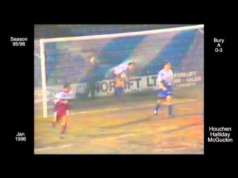 1995 - 1996 Hartlepool FC 22 W Bury - Houchen Halliday McGuckin