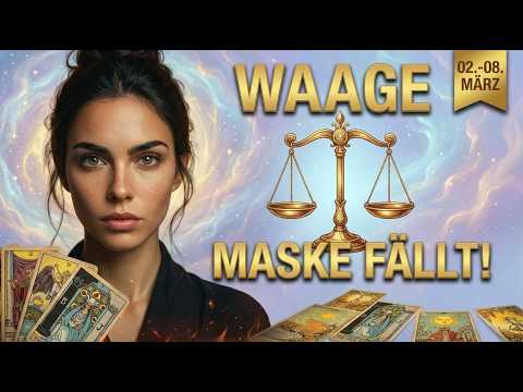 ♎ WAAGE 02.–08. MÄRZ: DIE MASKE FÄLLT! 🎭 Was sich jetzt endlich zeigt…