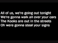 The Kooks- Matchbox (with lyrics)