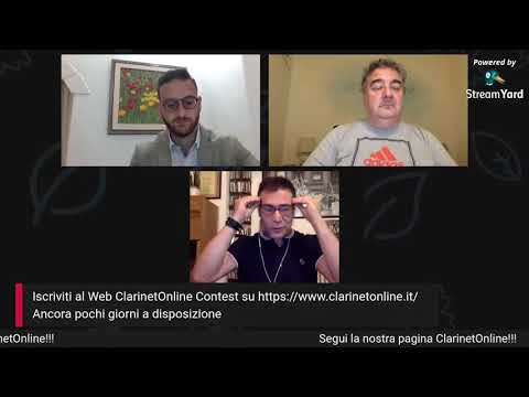 INCONTRI CON IL MAESTRO: Alessandro Carbonare - ClarinetOnline 26 maggio 2020