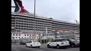 preview picture of video 'Carnival Pride Cruise Ship In Baltimore'