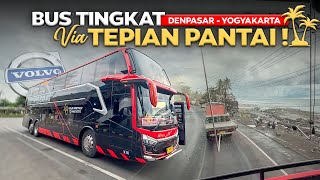 Download lagu PECAH REKOR , PERTAMA DI JALURNYA ‼️ Naik Bus Tingkat Lewat Jalur Tepian Pantai Denpasar - Jogja.  mp3