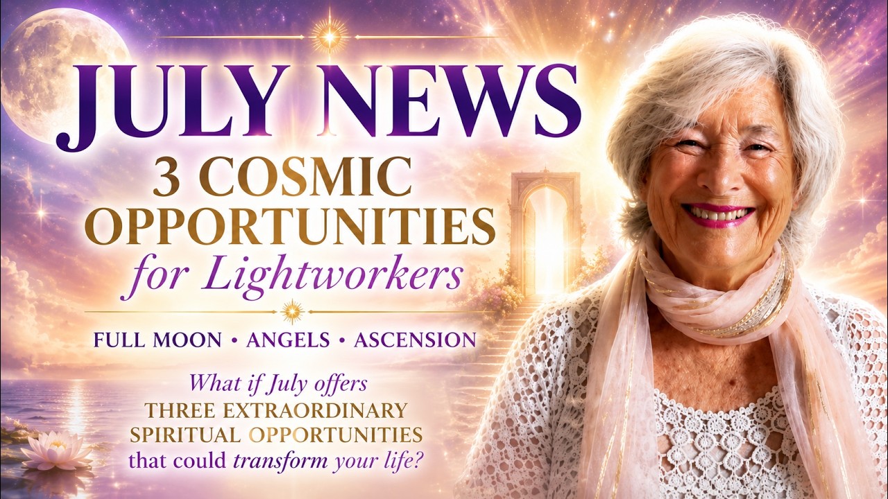 July News | 3 Cosmic Opportunities for Lightworkers | Full Moon, Angels & Ascension July News | 3 Cosmic Opportunities for Lightworkers | Full Moon, Angels & Ascension