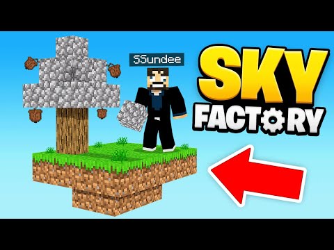 BUILDING a SKY FACTORY in Minecraft!