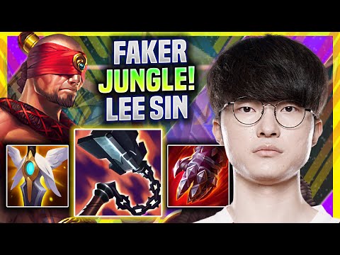 FAKER IS A MONSTER WITH LEE SIN! - T1 Faker Plays Lee Sin Jungle vs Graves! | Season 11