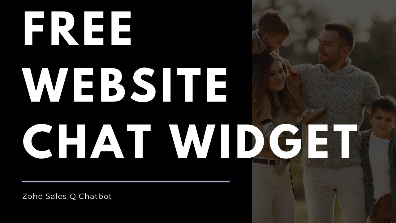 How to setup free live chat for website with Zoho SalesIQ