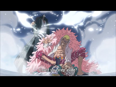 Aokiji saves Vice admiral smoker from Doflamingo with coldest Ara~Ara| One piece (Eng sub)