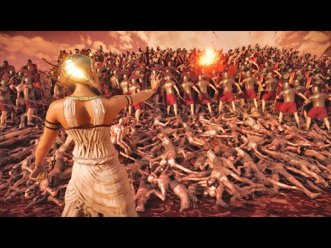 CAN ROMAN LEGION PROTECT CLEOPATRA FROM 300,000 ZOMBIES - UEBS 2