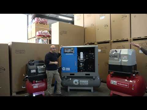 Introduction to the G-TEC Screw Air Compressor Workstation With Dryer And Tank