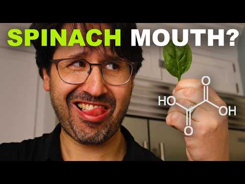 'Fuzzy teeth' feeling from spinach EXPLAINED