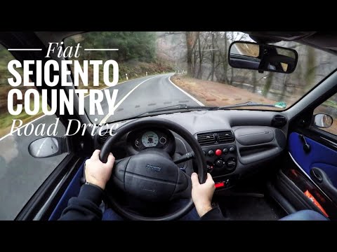 Fiat Seicento 1.1 (1998) - POV Country Road Drive