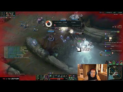 Tyler1 gets oneshot by Sett's W