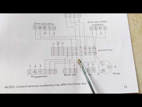 Y-plan wiring for unvented cylinder