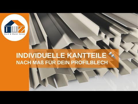 Video: Individuelle Kantteile ???? Nach Maß für dein Profilblech