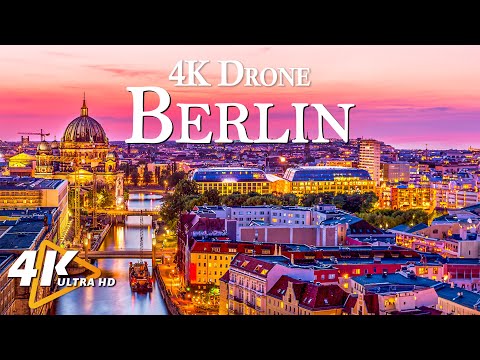 BERLIN 4K DRONE VIEW - Amazing Aerial View Of Berlin | Relaxation Film With Calming Music - 4K UHD