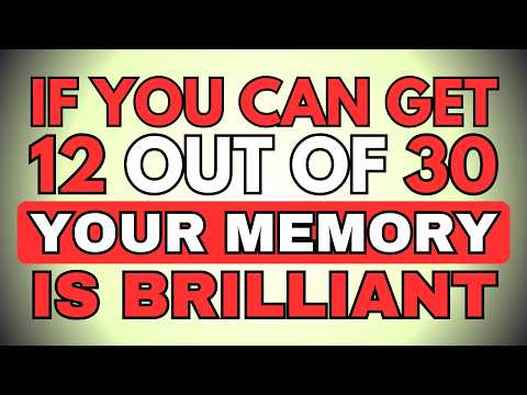 Trivia For Seniors! - Think You Can Get 12 Correct Answers?