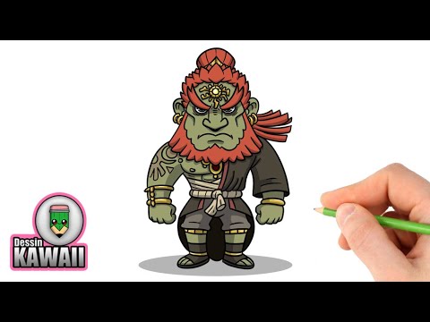 Comment dessiner GANONDORF facilement | ZELDA Tears of the Kingdom